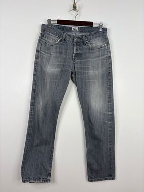 Naked and Famous Jeans Mens 33 x 29 Charcoal Gray Selvedge Weird Guy